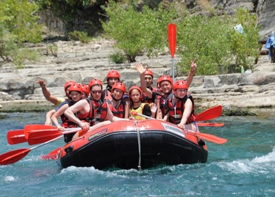 Belek Tazı Canyon Jeep-Safari Zipline- und Rafting-Tour